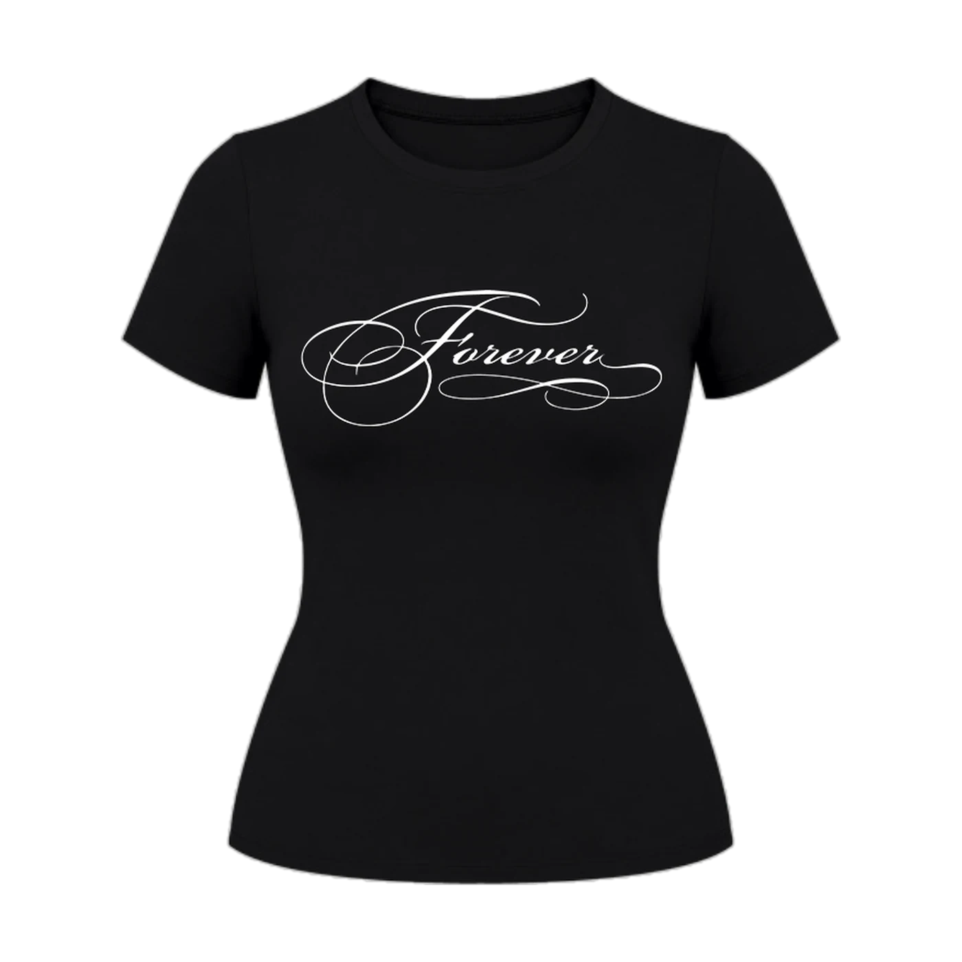 FOREVER BABY TEE (BLACK)